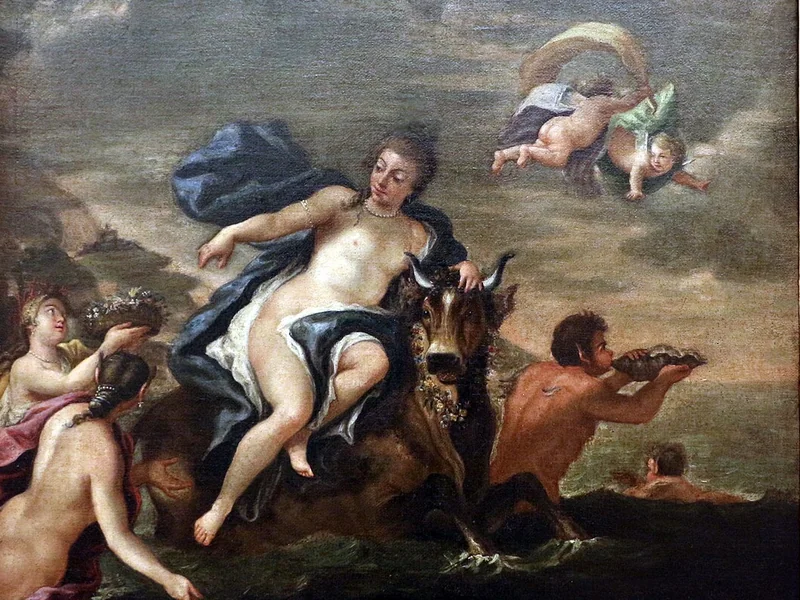 1678-Domenico Antonio Vaccaro - Ratto di Europa - Museo nazionale d'arte medievale e moderna della Basilicata, Matera